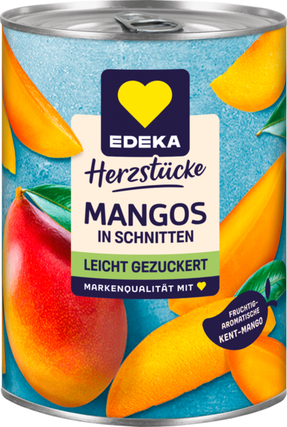 Mangos in Scheiben gezuckert   