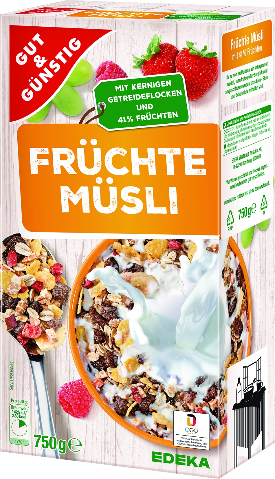 Fruechtemuesli 41% Fruechte