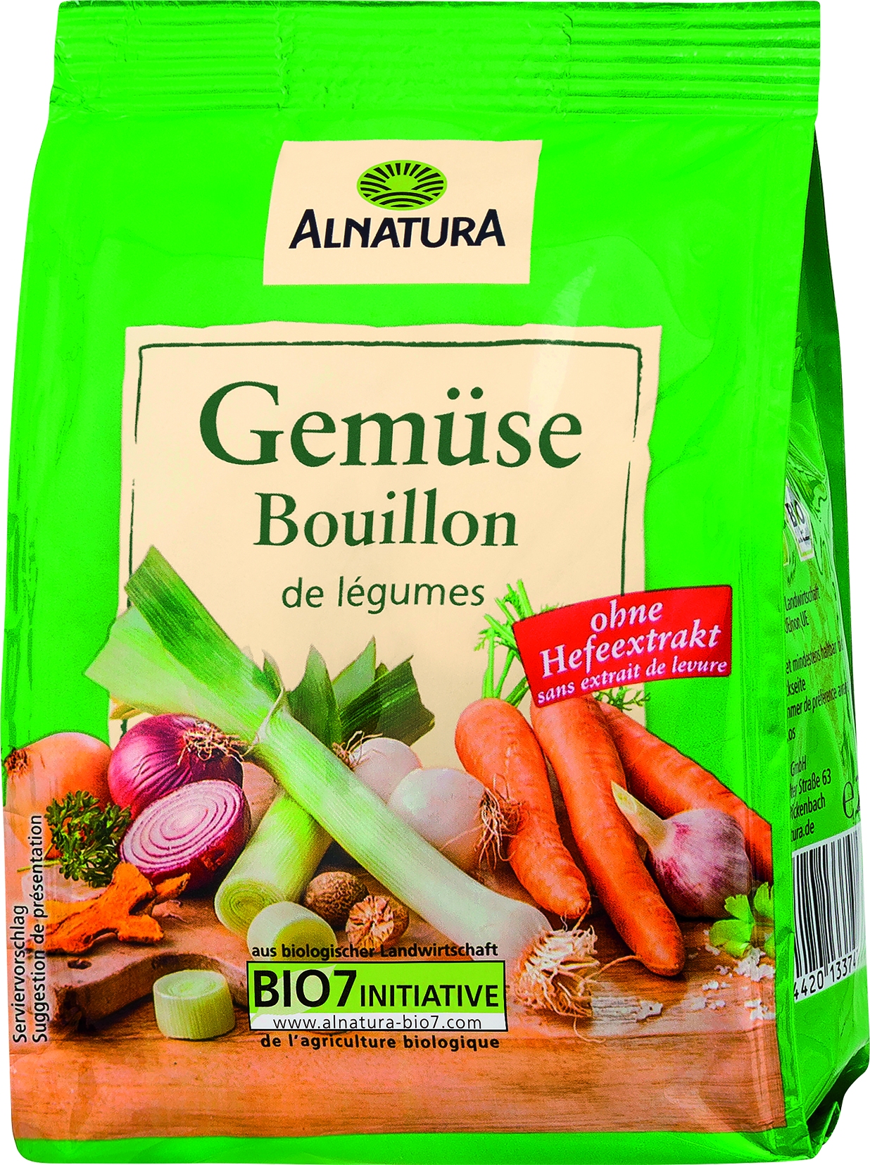 Vegetable bouillon yeast free NF   