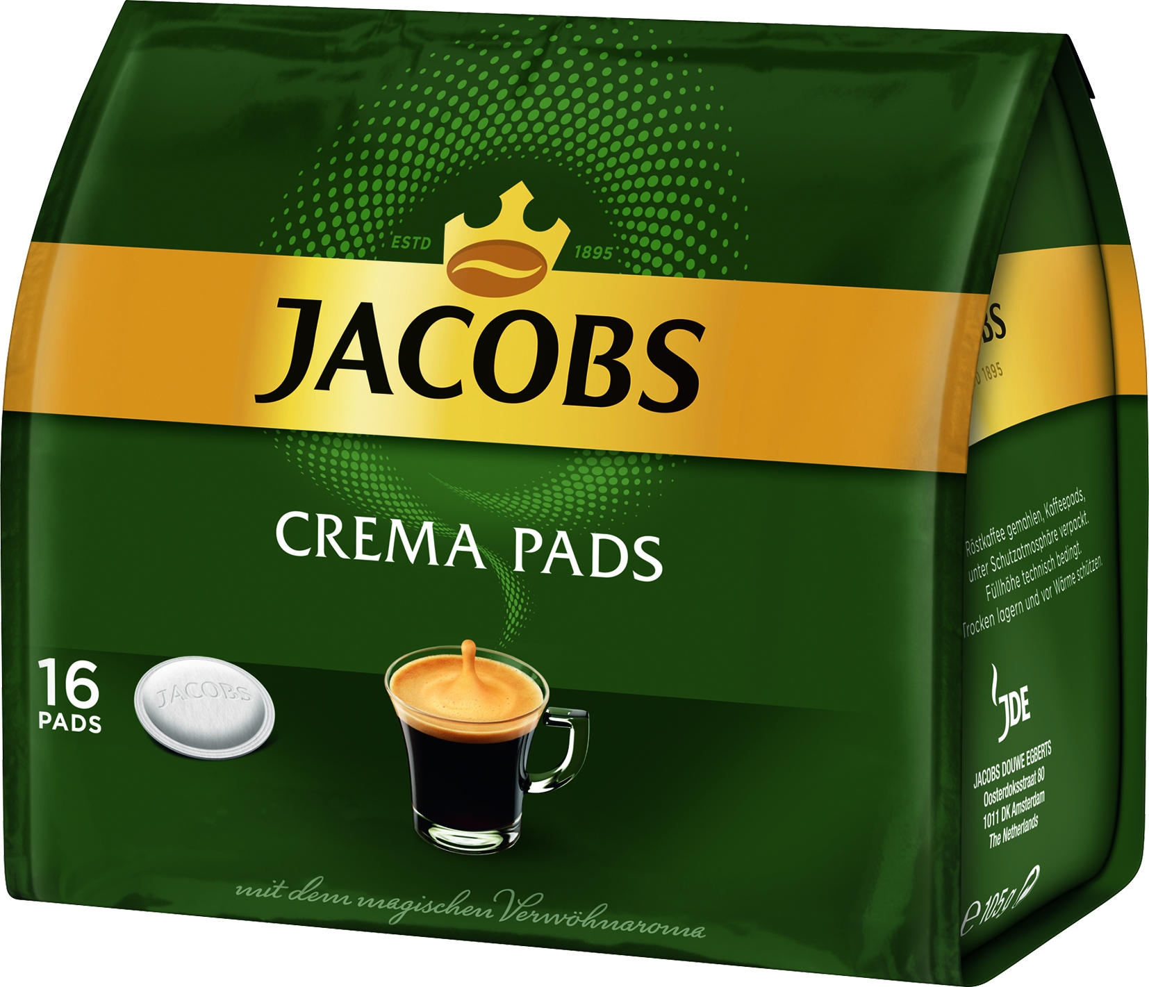 Kaffee Pads Crema 18 St.