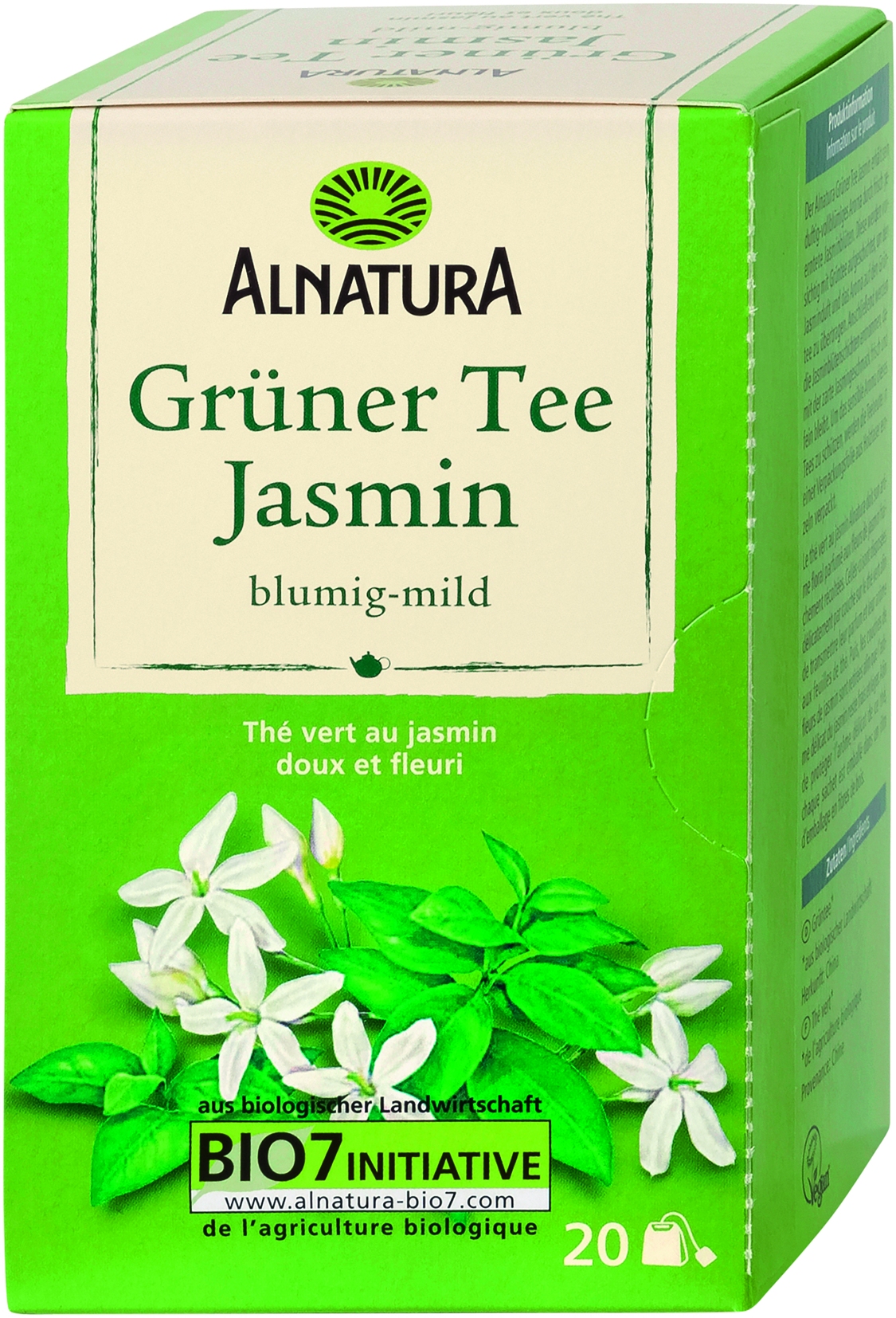 Grüner Tee Jasmin, 20 Beutel