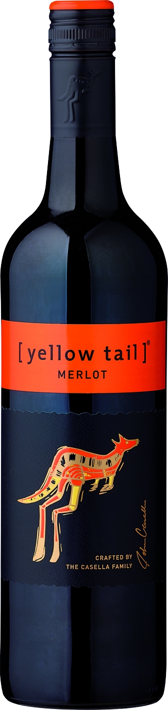 Yellow Tail, Merlot, red   