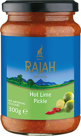 Lime Pickle/Limettengurke, scharf   