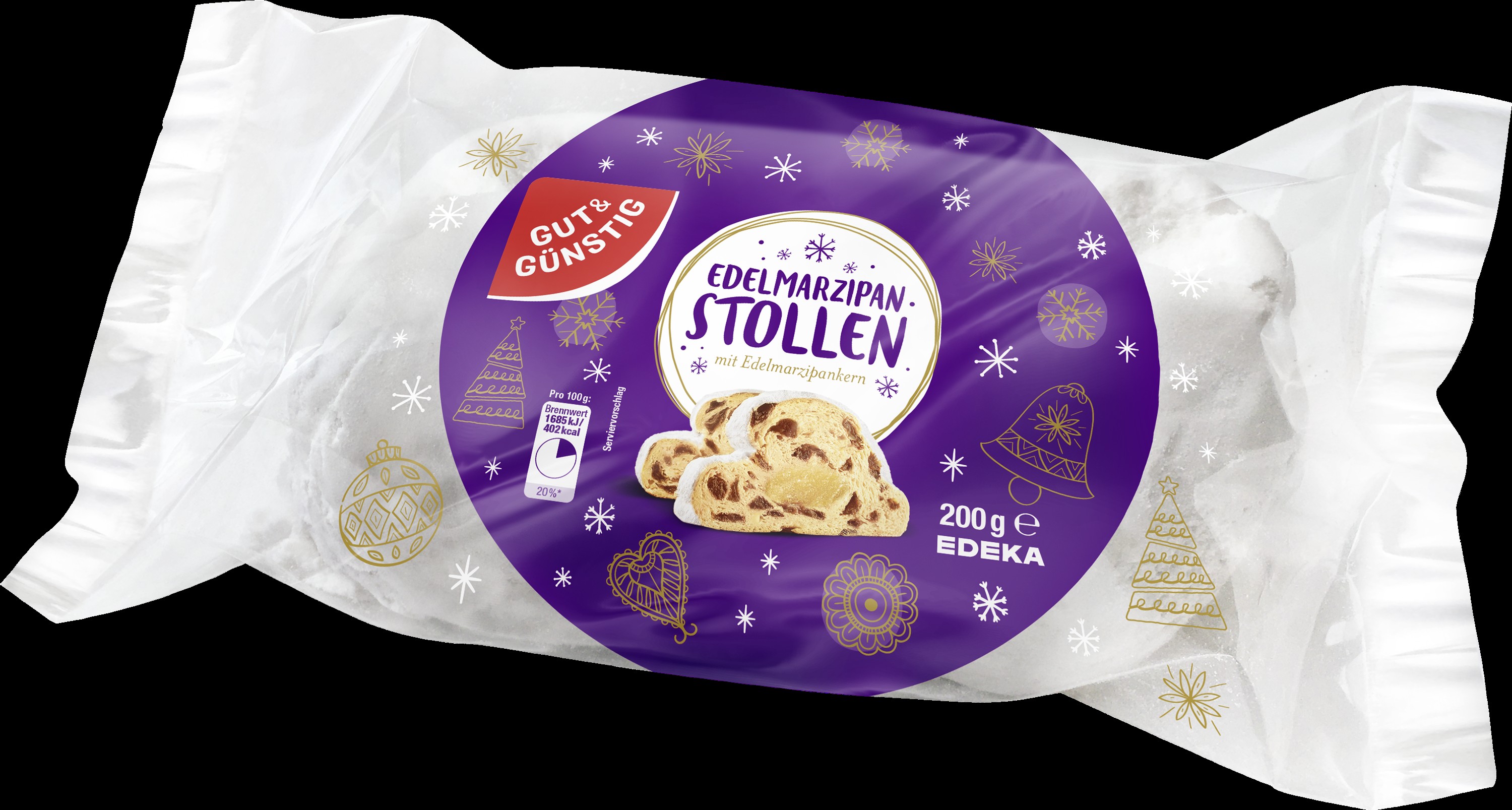 Edelmarzipan-Stollen