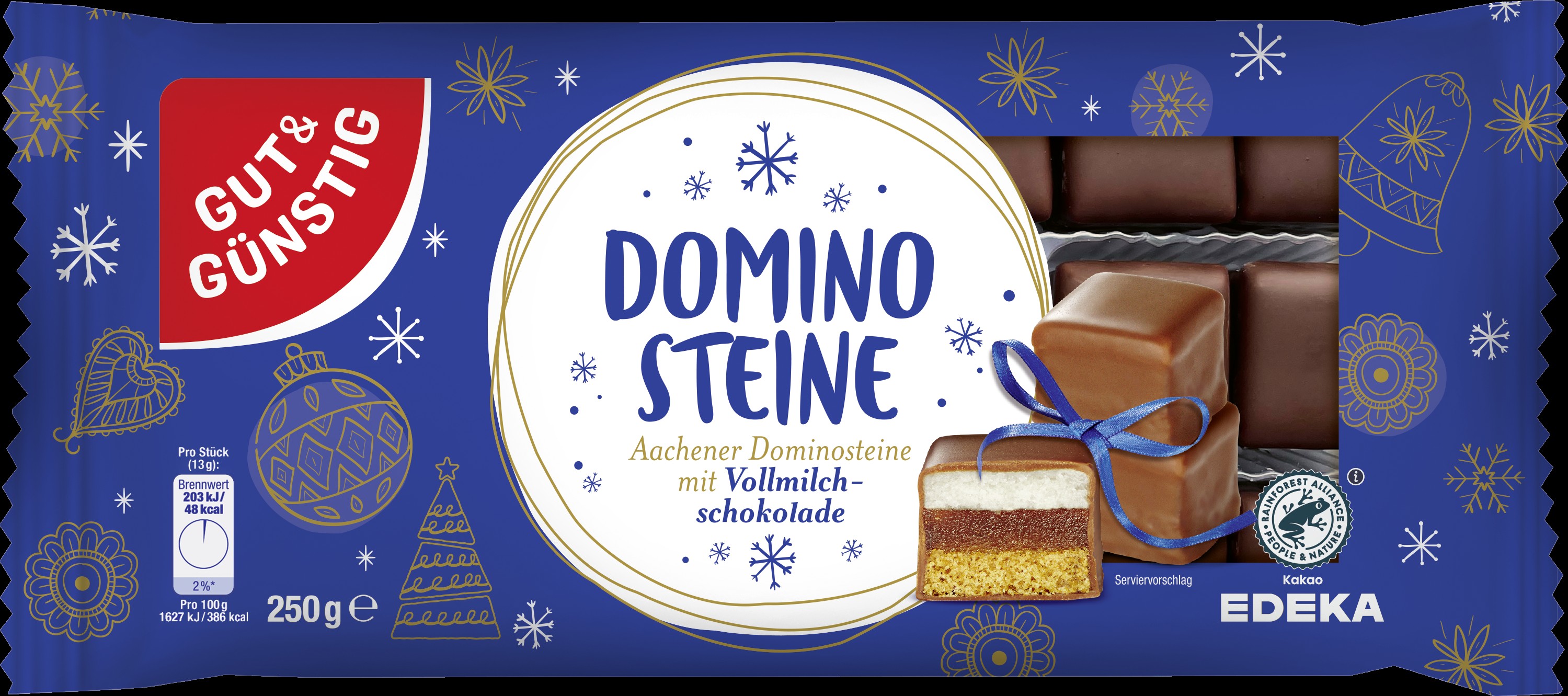 Dominosteine Vollmilch 250 g