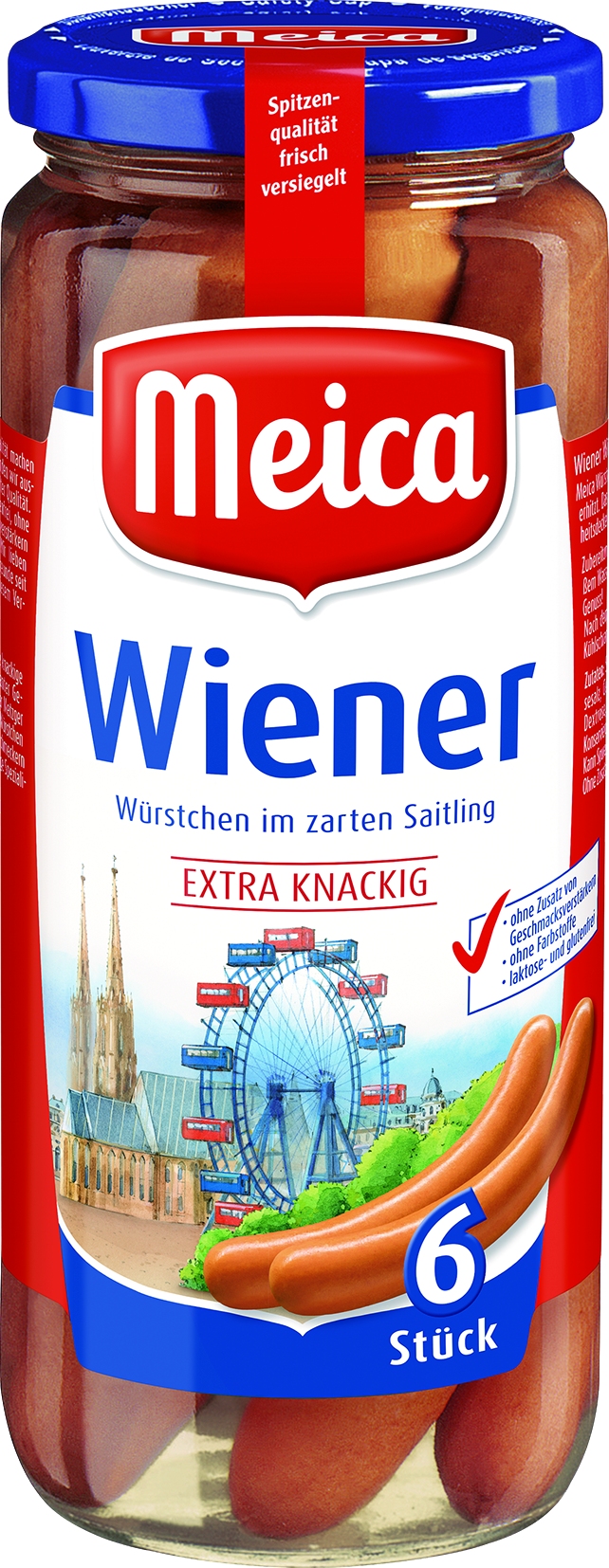 Wiener Wuerstchen 6 St = 250 gr