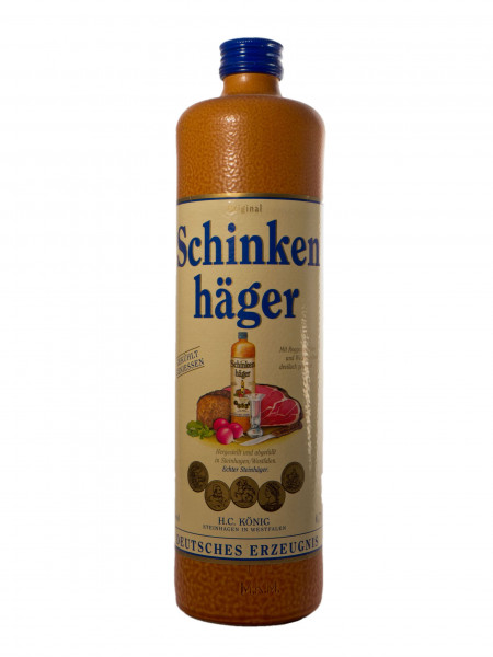 Schinkenhaeger Steinkrug, corn schnapps   