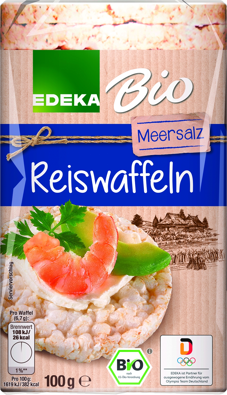 Bio Reiswaffeln mit Salz   