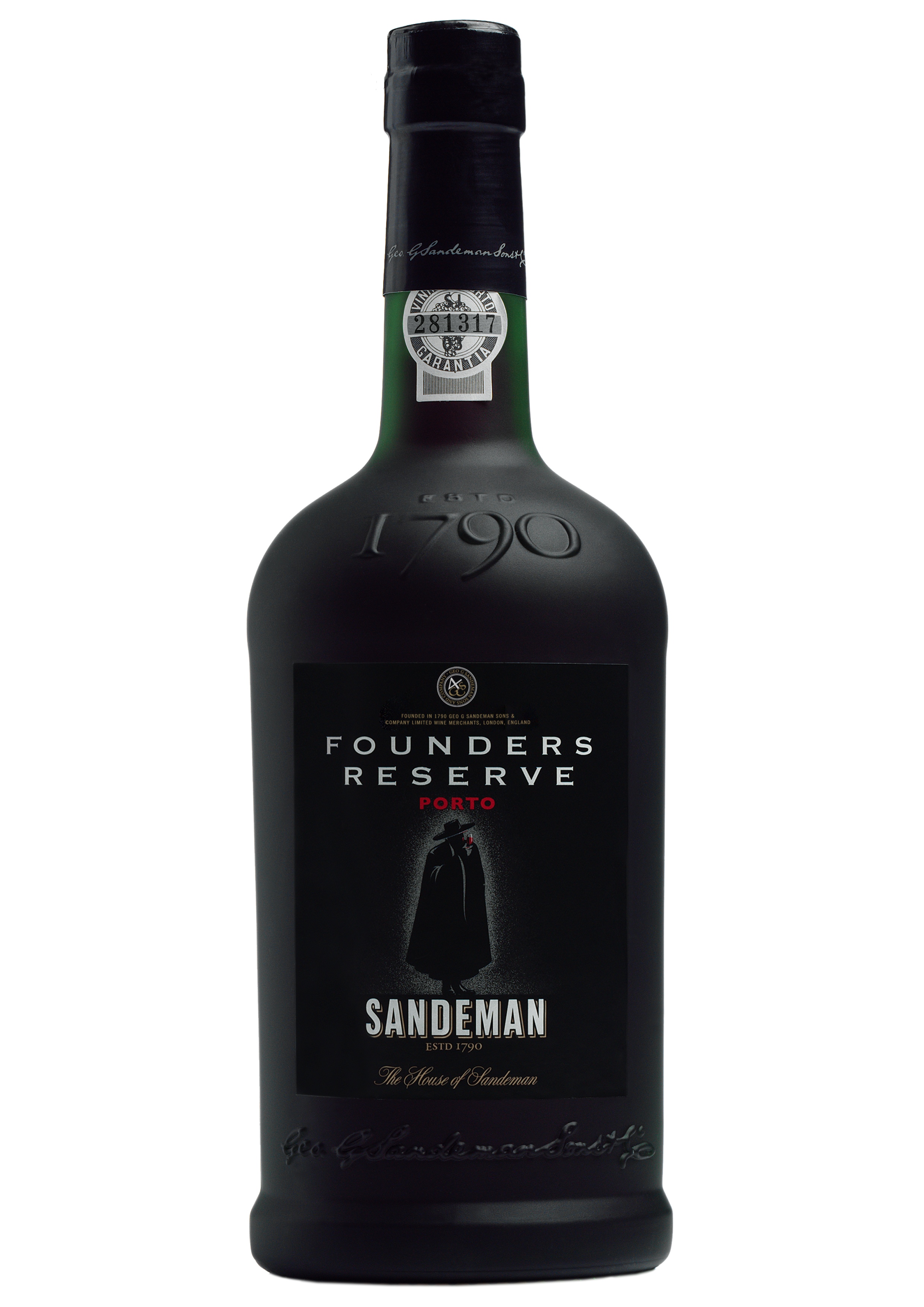 Sandeman Founders Reserve, brown red   