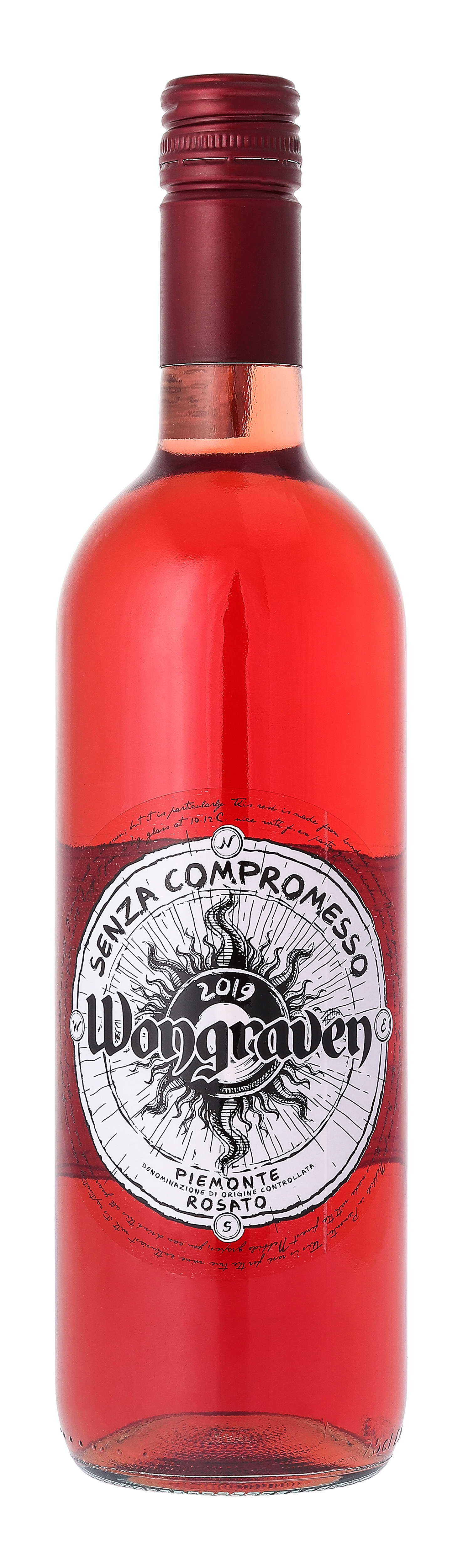 Wongraven, Senza Compresso, Piemonte, IGT, trocken, rosé