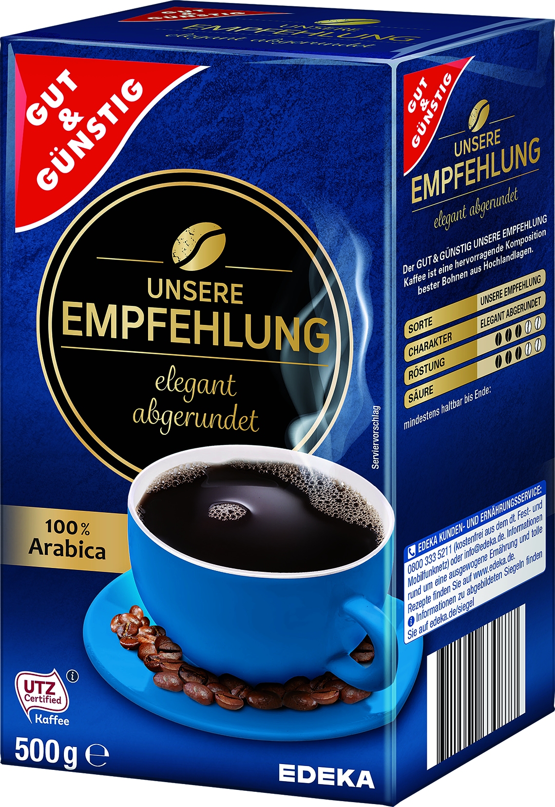 Roestkaffee Unsere Empfehlung gemahlen   