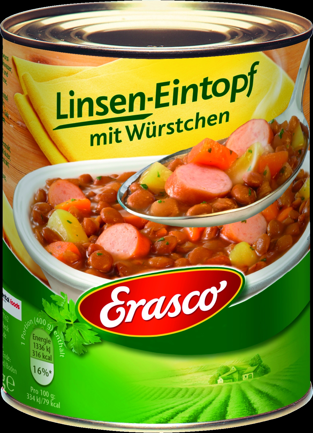 Linsentopf mit Wurst   