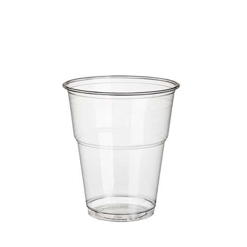 Beverage cup, 70 pc., PLA, 0,3ltr. crystal clear