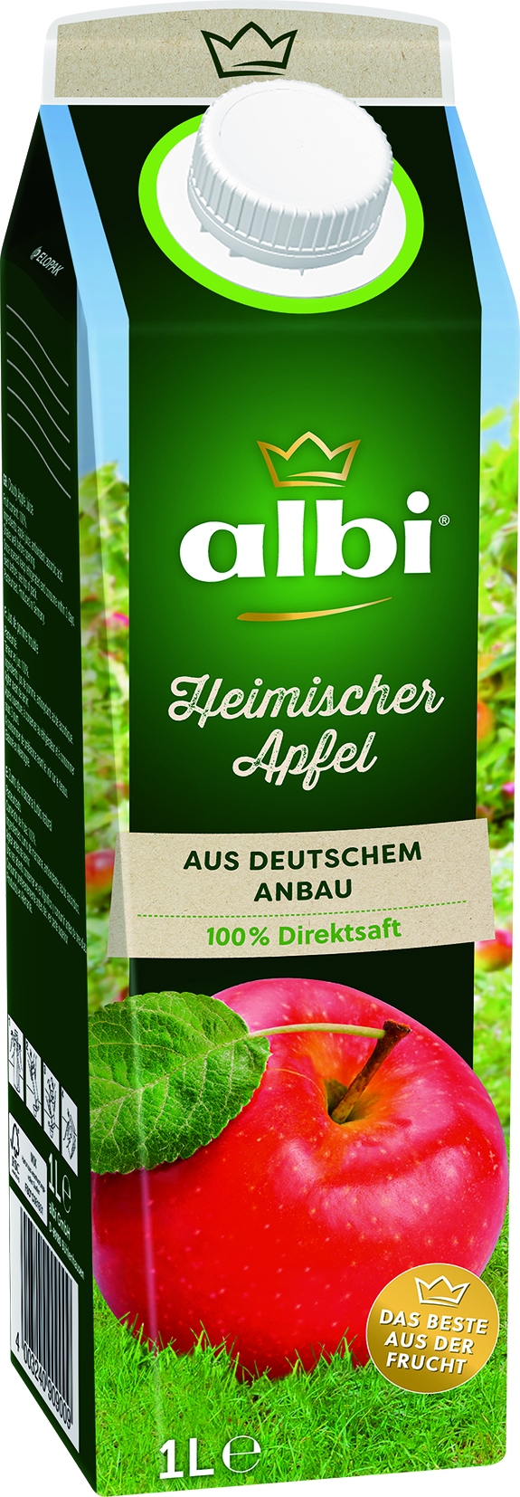 heimischer Apfeldirektsaft naturtrueb   