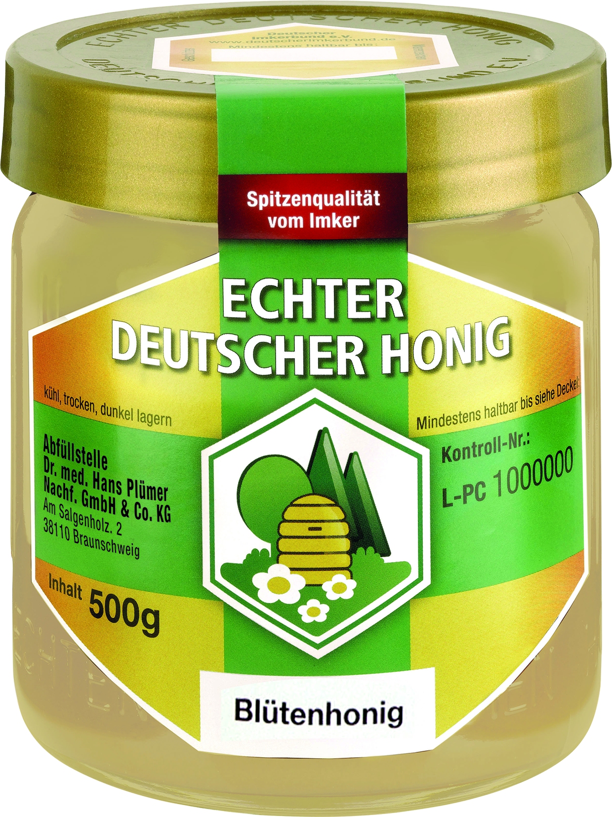 Deutscher Bluetenhonig cremig   