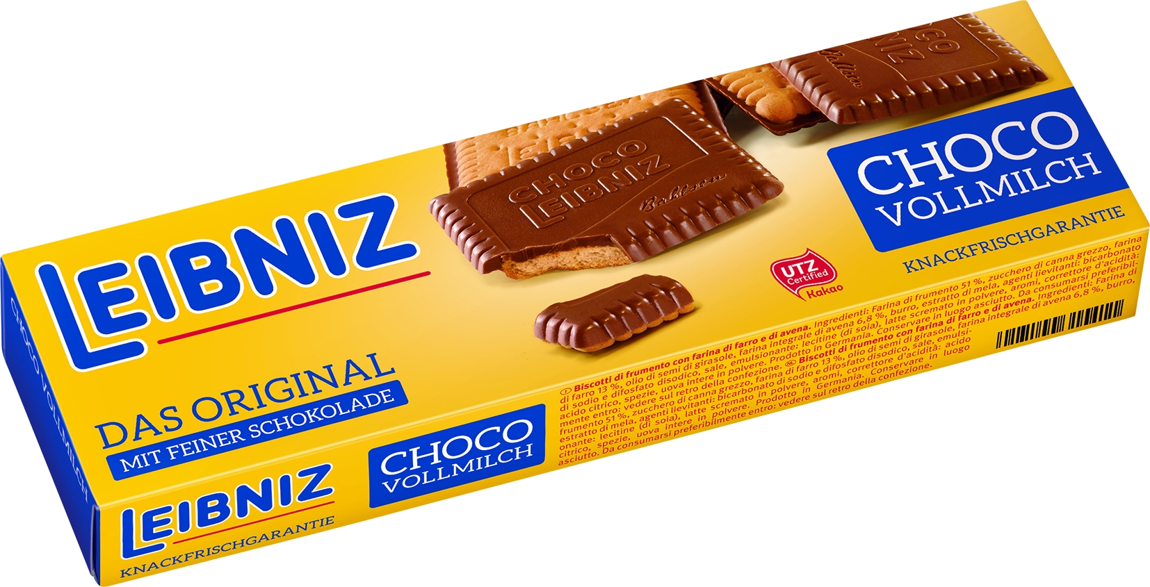 Leipniz biscuit with chocolate   