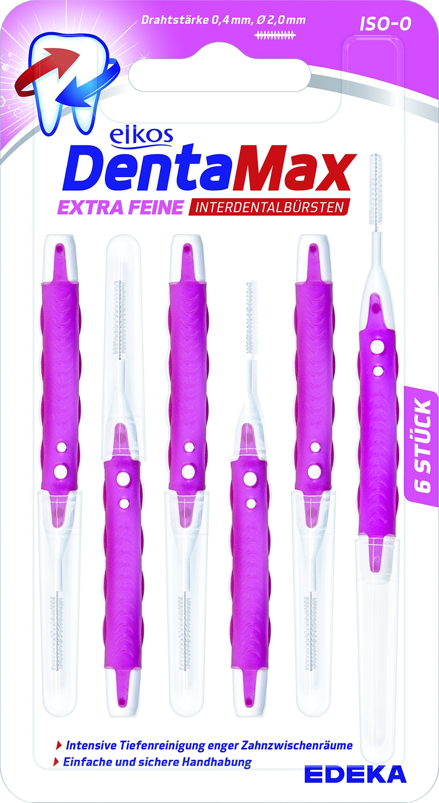 dental floss brush fine 6er