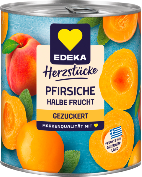 Pfirsiche 1/2 Frucht
