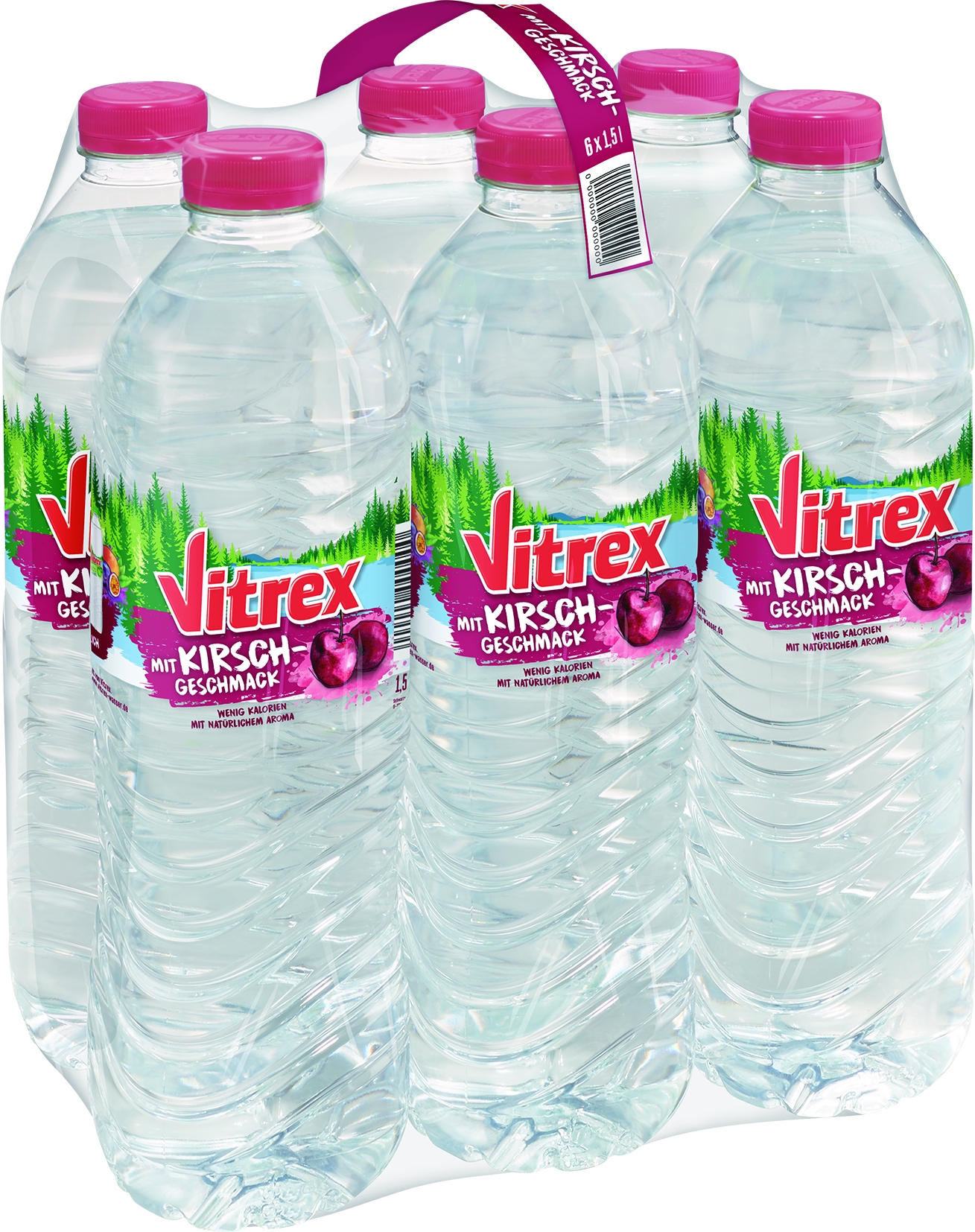 mineral water with cherry   