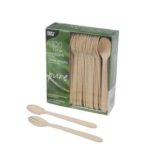 wooden coffee spoon 11cm 100pc