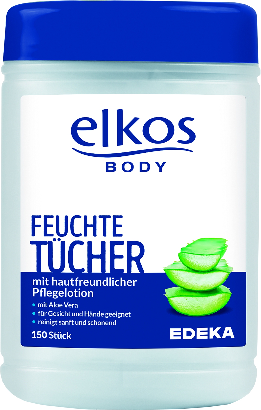 Feuchttuecher mit Aloe Vera 150er-Box