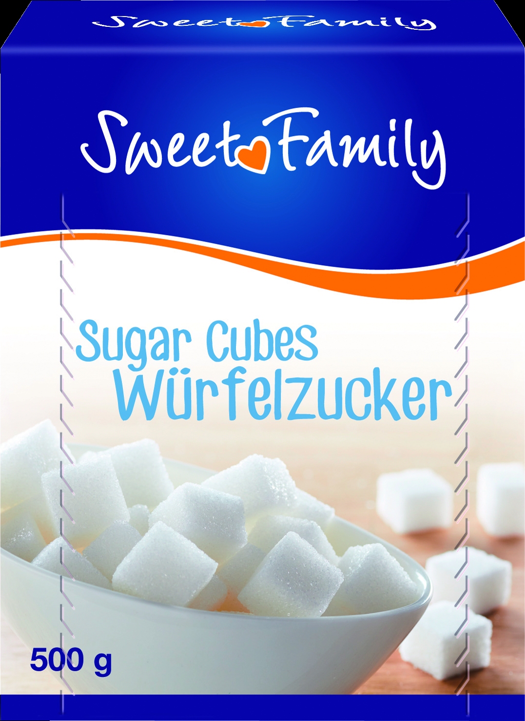 Sugar refined cubes   