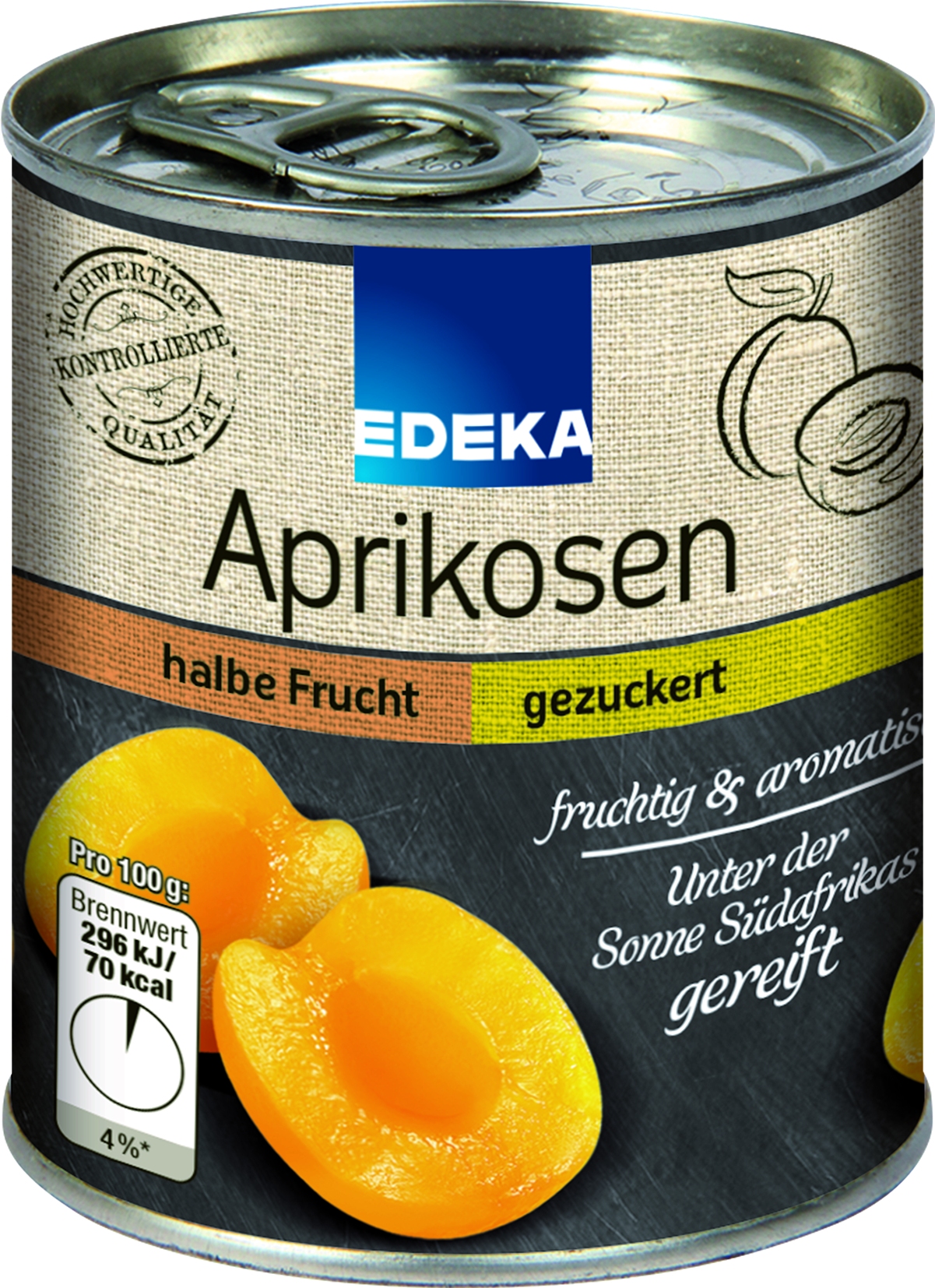 Aprikose 1/2 Frucht