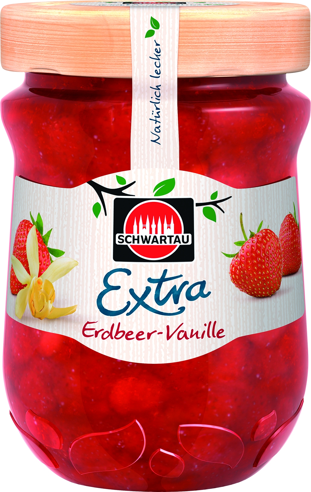 Konfituere Erdbeere mit Vanille   