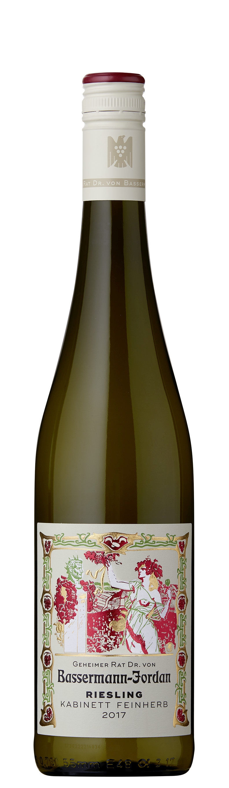 Bassermann-Jordan, Riesling, Kabinett, Pfalz, halbtrocken, weiß  