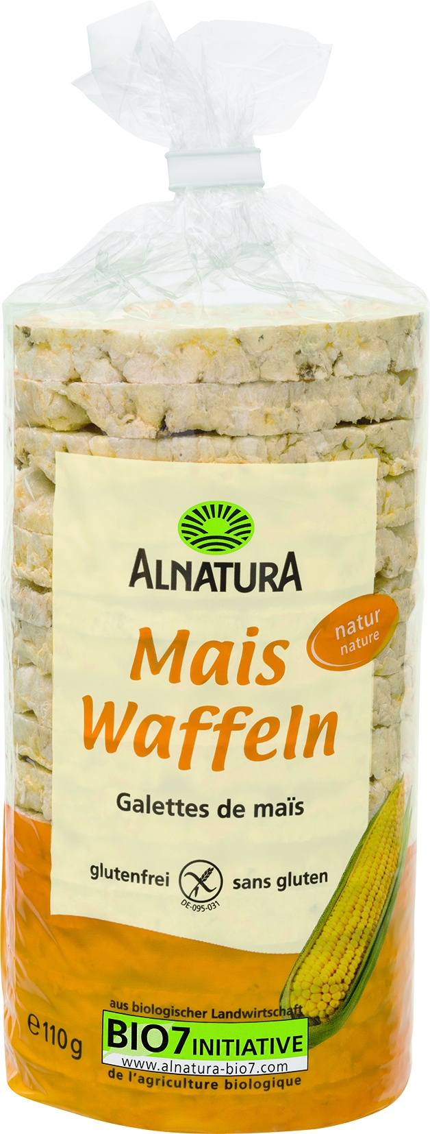 Maiswaffeln natur   