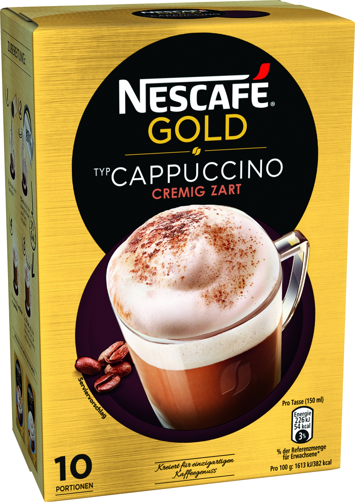 Cappucino cream 10x14gr