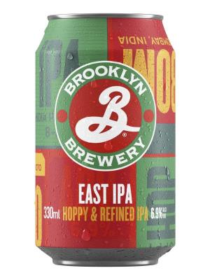 Brooklyn East IPA Beer, 24 Ds x 0,33ltr