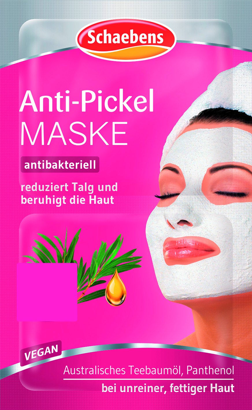 Gesichtsmaske Anti-Pickel 2x5ml