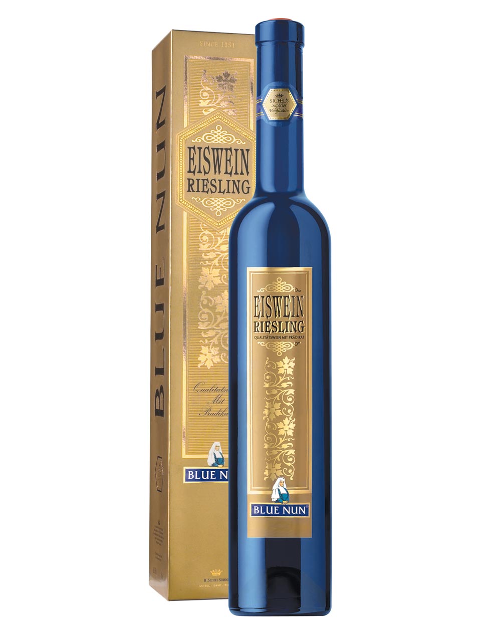 Blue Nun, Eiswein, Rheinhessen, sweet, white, Geschenkverpackung  